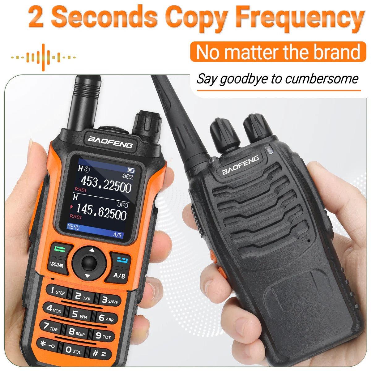 Baofeng UV-21 Pro v2 Walkie Talkie Orange - Dicrodelights