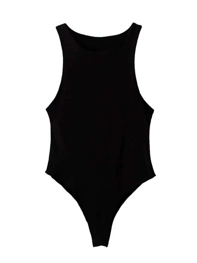 Women's Bodysuit – Sexy Slim Fit Club Playsuit 8 Colors Black