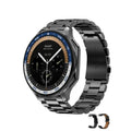 Bluetooth Call AMOLED Smartwatch for Men Waterproof black steel