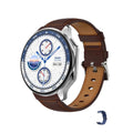 Bluetooth Call AMOLED Smartwatch for Men Waterproof brown belt