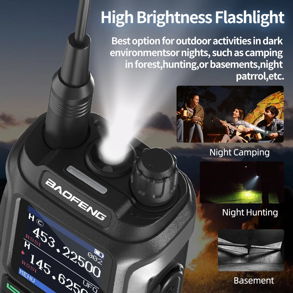 Baofeng UV-21 Pro v2 Walkie Talkie Grey - Dicrodelights