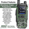 Baofeng UV-21 Pro v2 Walkie Talkie Green - Dicrodelights