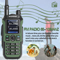 Baofeng UV-21 Pro v2 Walkie Talkie Green - Dicrodelights