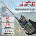 Baofeng UV-21 Pro v2 Walkie Talkie Green - Dicrodelights