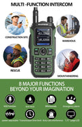 Baofeng UV-21 Pro v2 Walkie Talkie Green - Dicrodelights