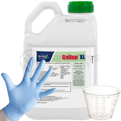 5L GALLUP XL PROFESSIONAL STRENGTH GLYPHOSATE 360g/L TOTAL WEED KILLER